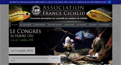 Desktop Screenshot of francecichlid.com